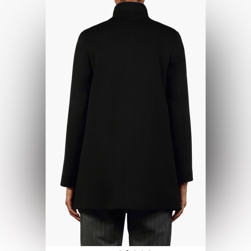 Fleuette Wool Stand Collar Car Coat Size 12 - Picture 5 of 9